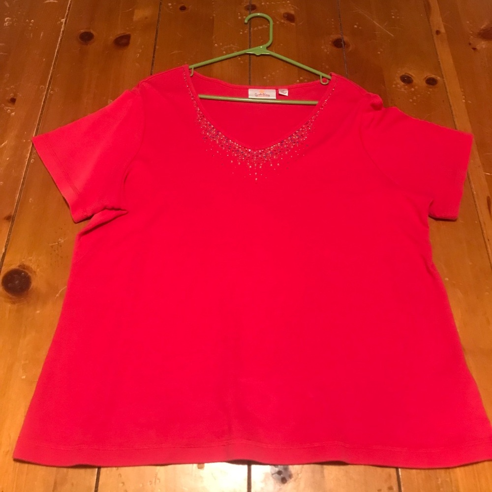 Quaker Factory, size 1X, red